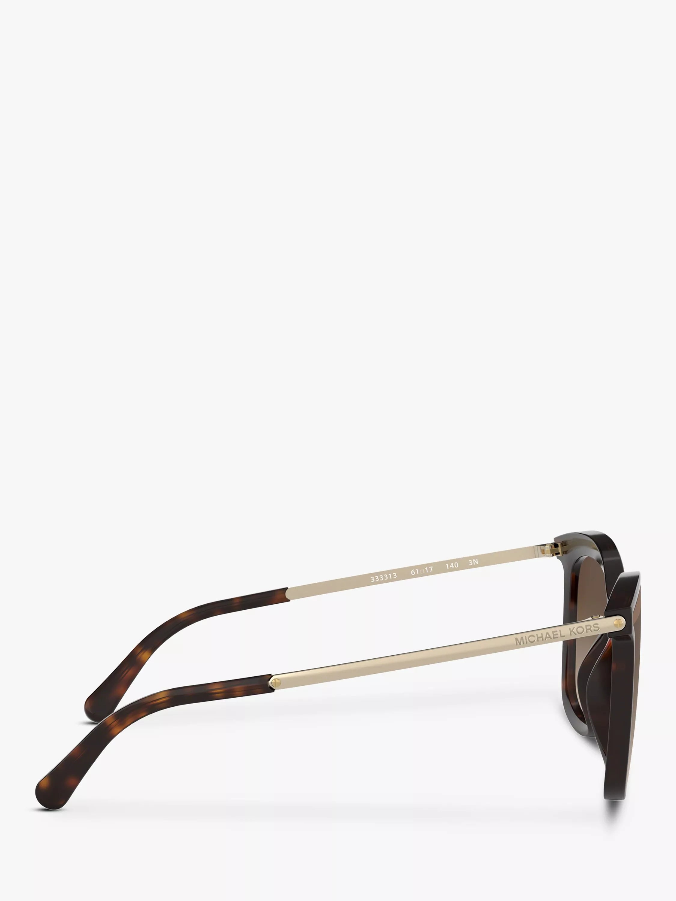 Michael Kors Zermatt square sunglasses gradient lens, UK version