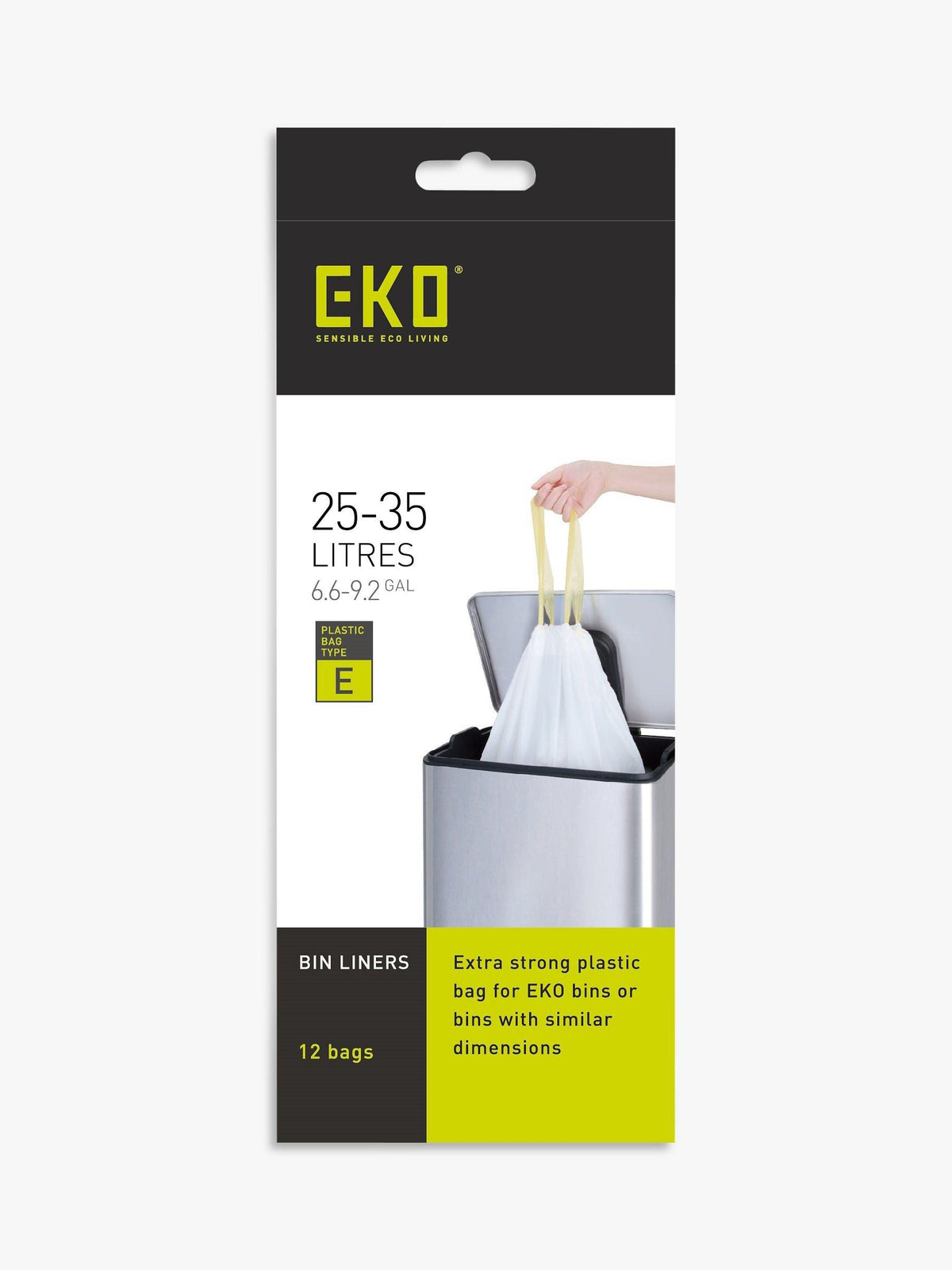 Eko Bin Liners 25 35L Pack Of 12