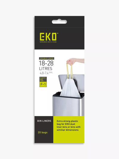 John Lewis EKO Recycling Bin Liners 18/28L Pack of 20- Buy online at McGrocer