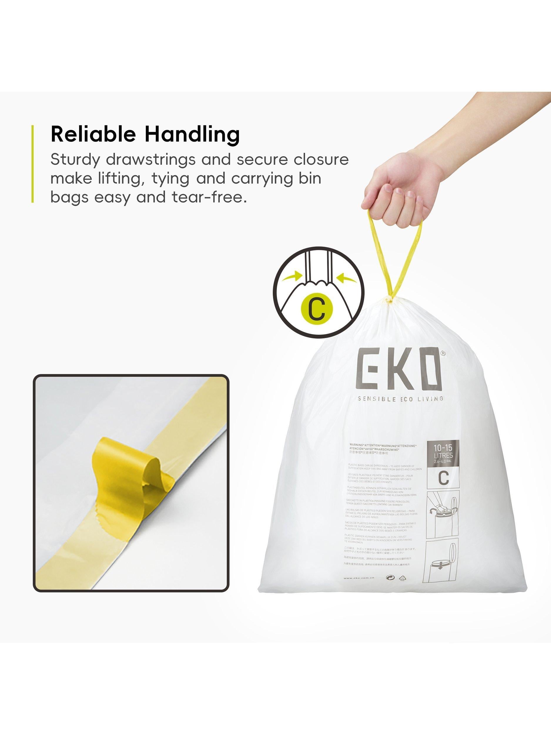 EKO bin liners 10-15L pack of 20 - British product