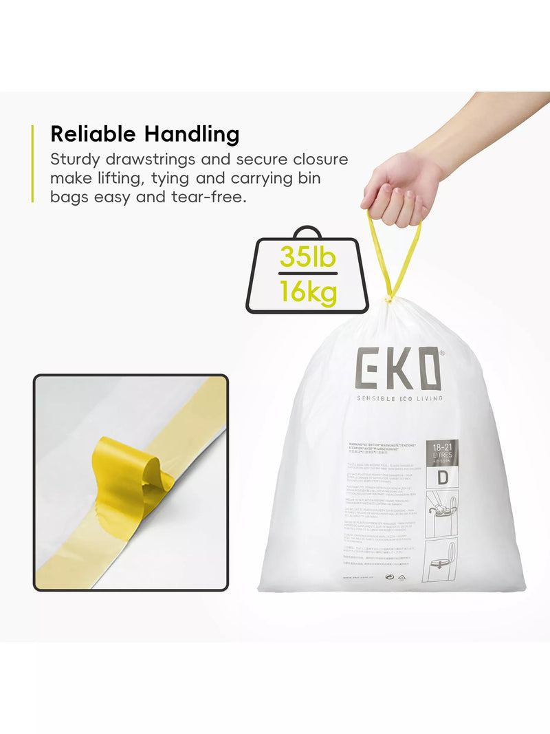 EKO bin liners 18-21L pack of 20 - British product