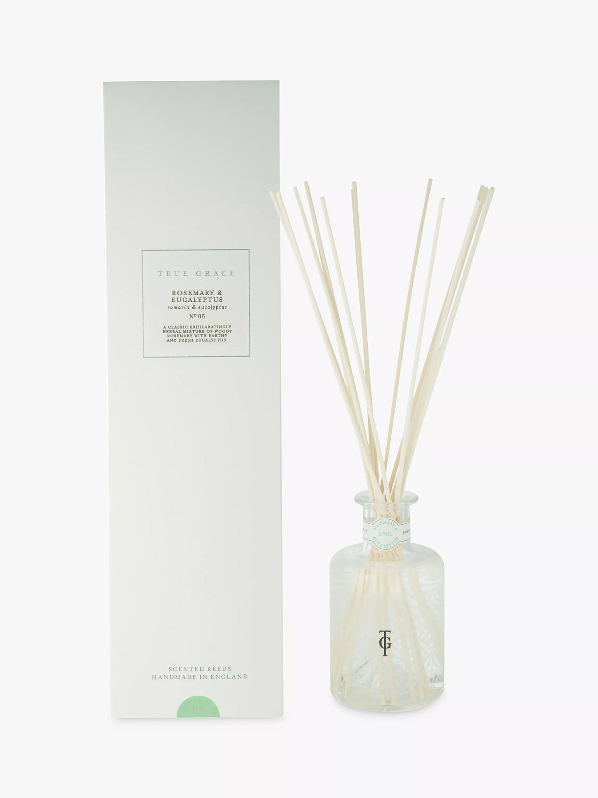 True Grace rosemary and eucalyptus reed diffuser 200ml (British brand)