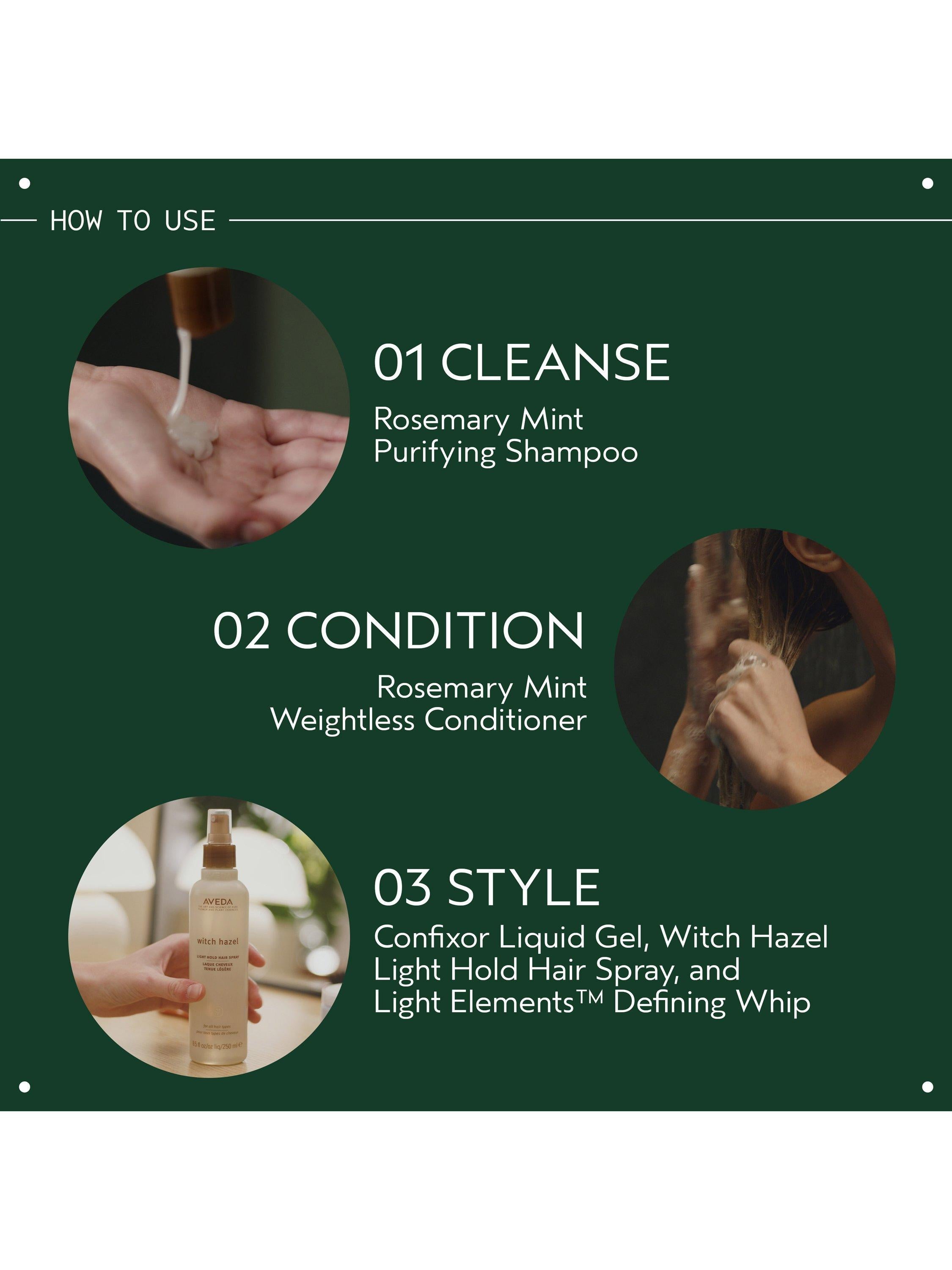 Aveda Rosemary Mint purifying shampoo 50ml (British brand)