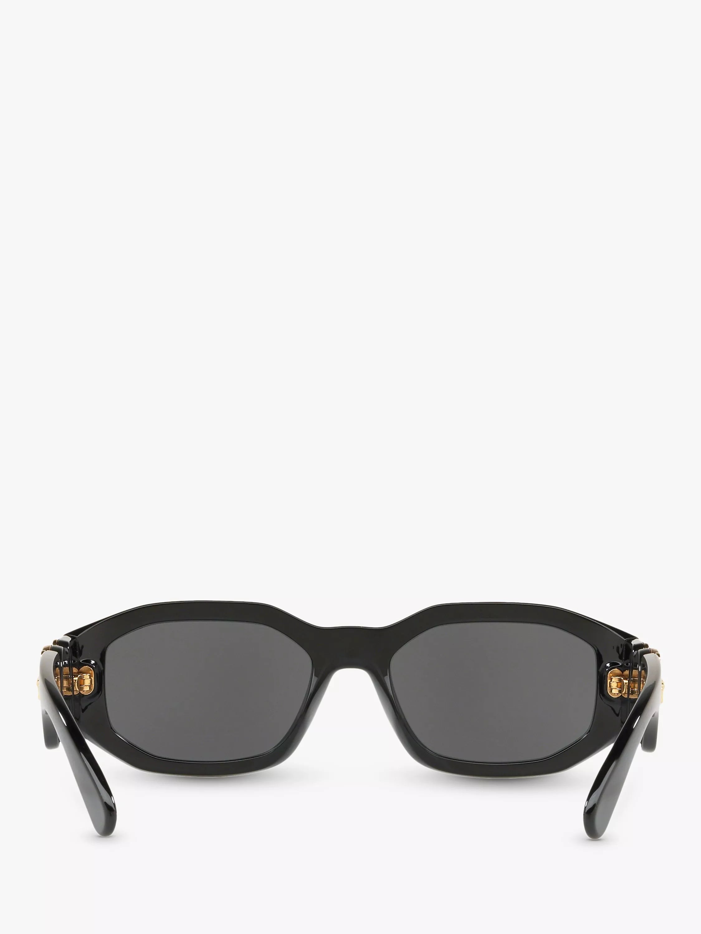 Versace square sunglasses in black/grey - British product