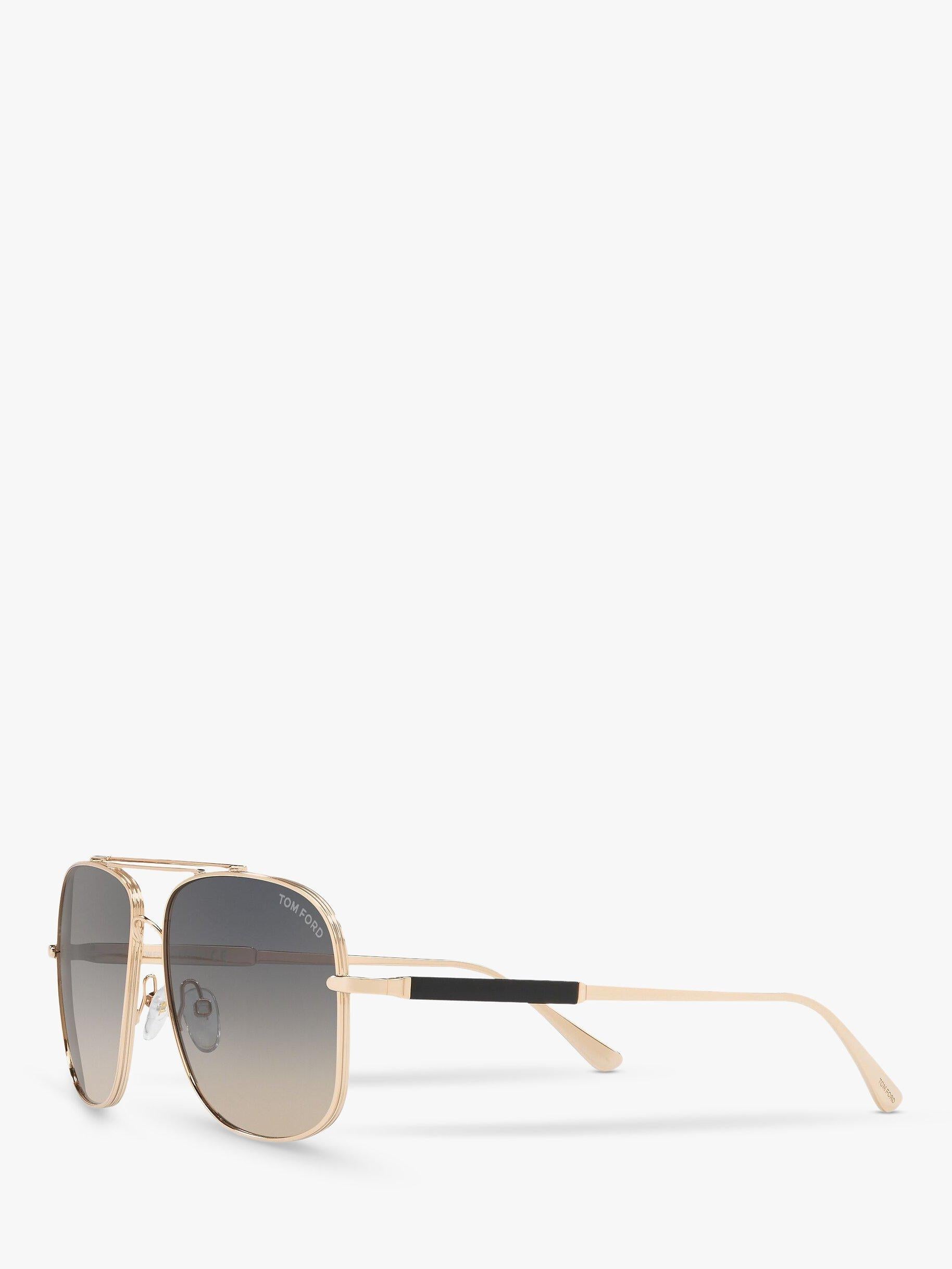 Tom Ford men's square sunglasses 60mm metal frame (British brand)