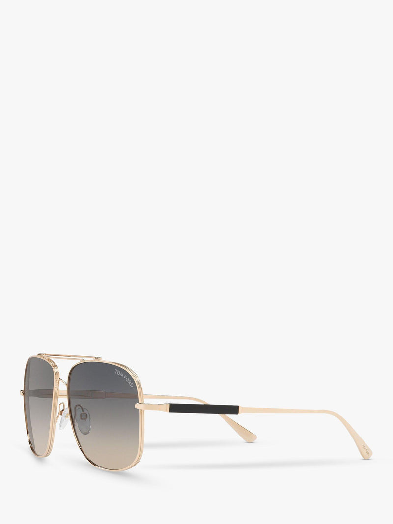 Tom Ford men's square sunglasses 60mm metal frame (British brand)