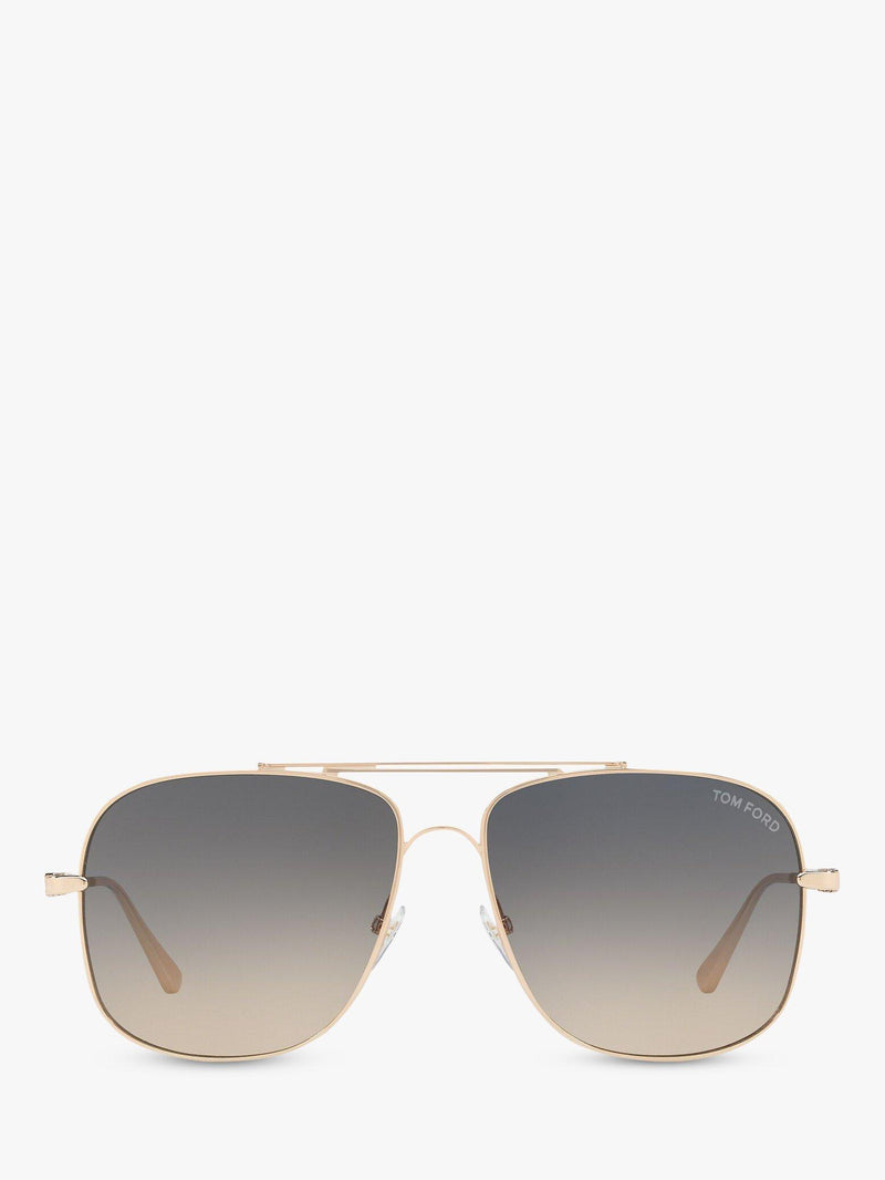 Tom Ford men's square sunglasses 60mm metal frame (British brand)