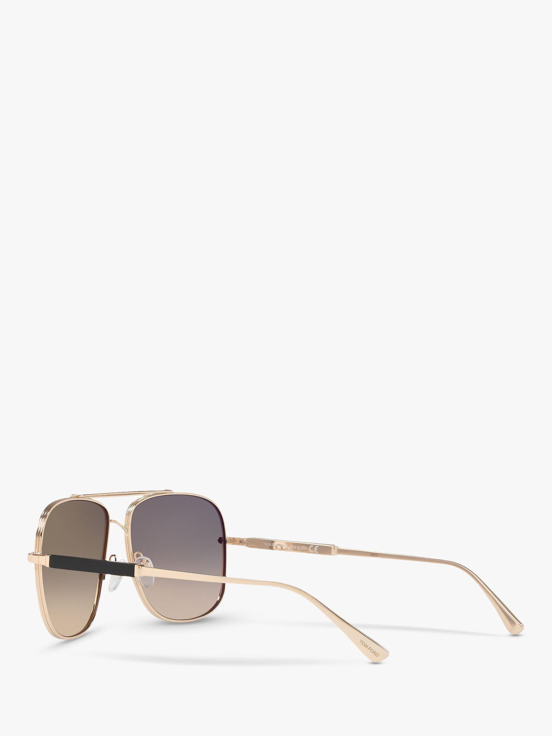 Tom Ford men's square sunglasses 60mm metal frame (British brand)