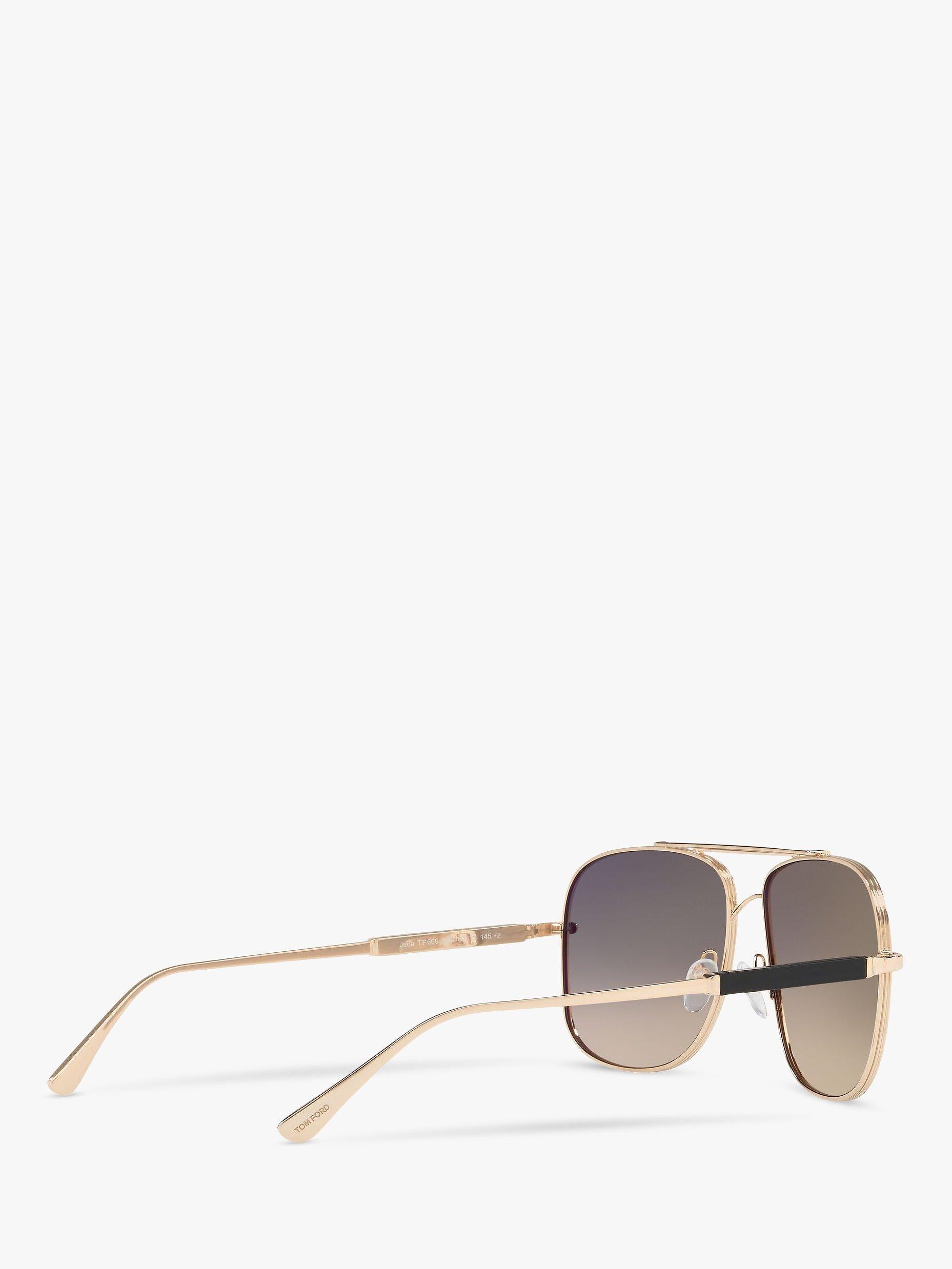 Tom Ford men's square sunglasses 60mm metal frame (British brand)