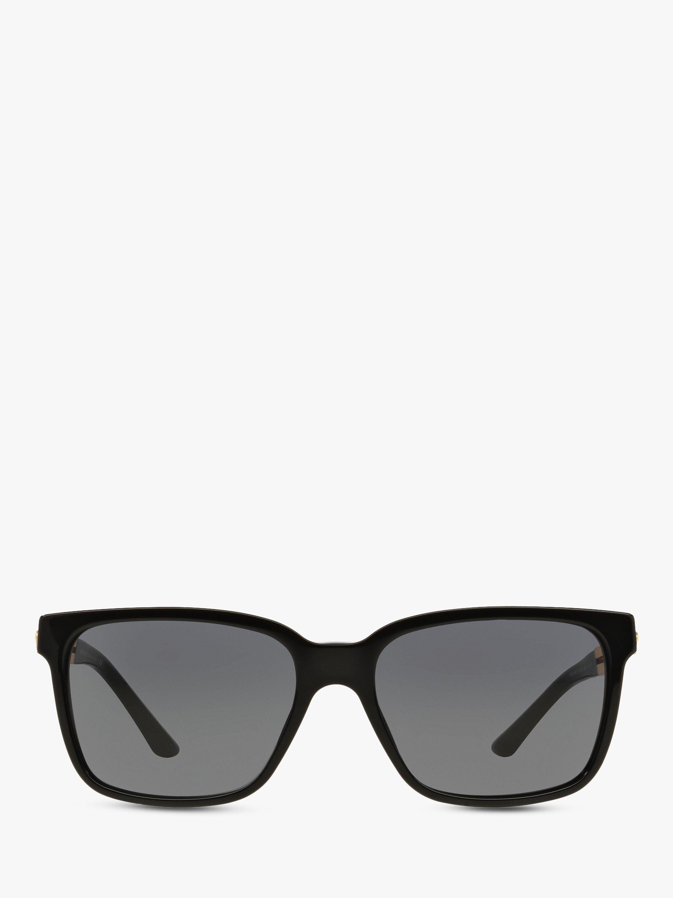 Versace square sunglasses black frame grey lenses 59mm, imported from the UK