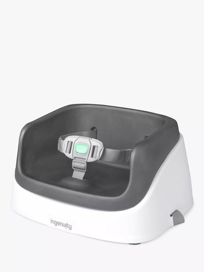 John Lewis Ingenuity SmartClean Toddler Booster Feeding Seat, Slate- Buy online at McGrocer