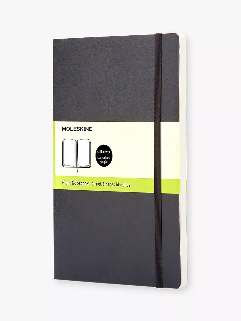 Moleskine Large Soft Cover Plain Notebook