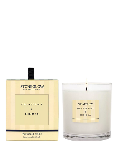 Bougie parfumée Stoneglow Modern Classic Pamplemousse et Mimosa 200 g
