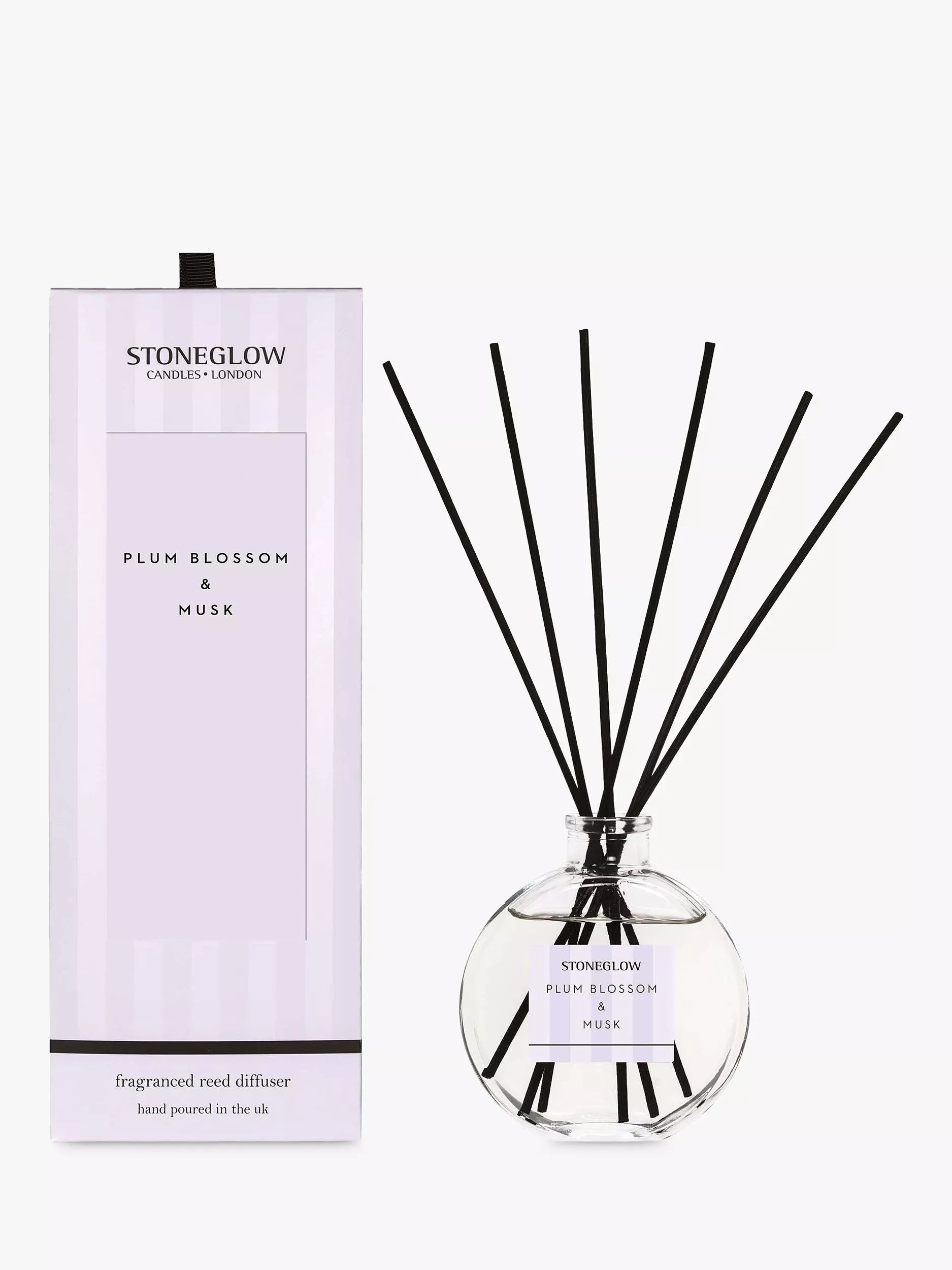 Stoneglow Plum Blossom & Musk reed diffuser 120ml (British brand)