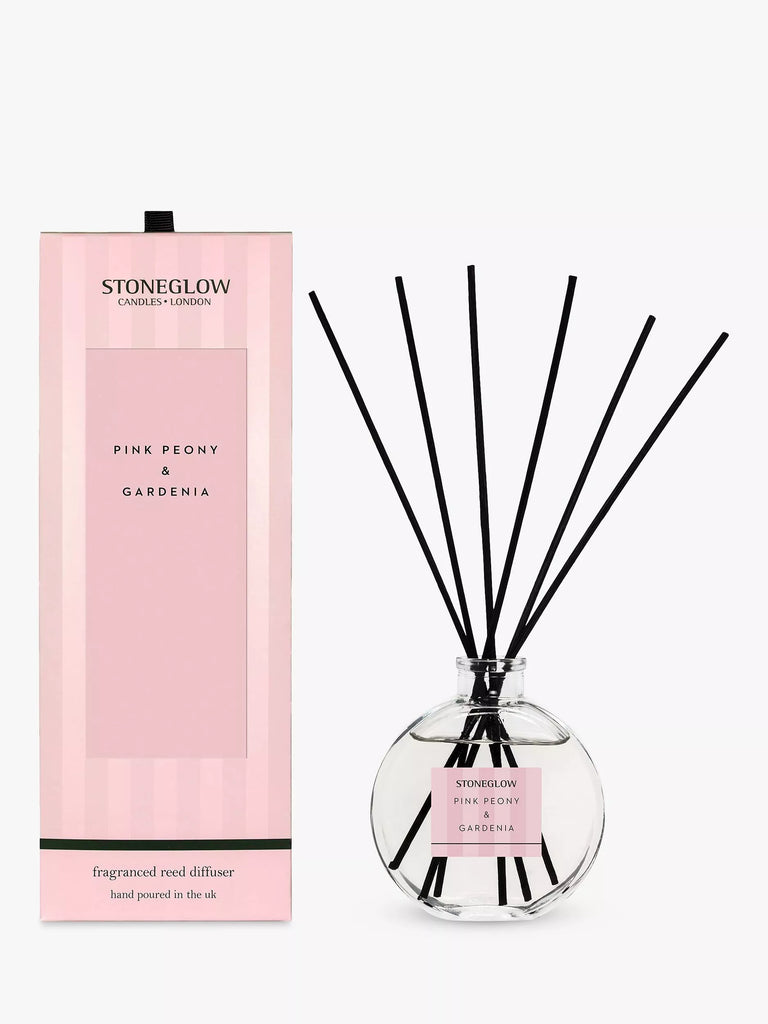 Stoneglow Modern Classic Pink Peony & Gardenia Reed Diffuser, 120ml