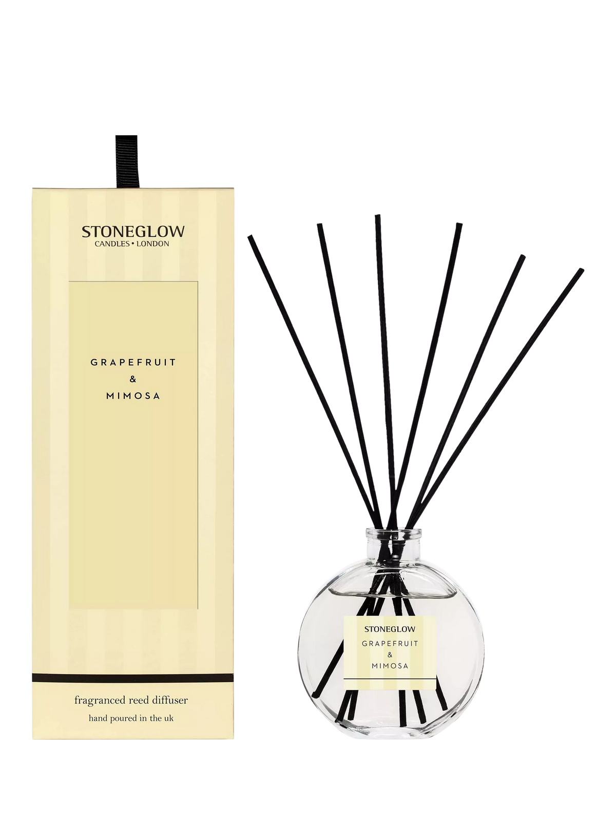 Stoneglow Grapefruit & Mimosa reed diffuser 120ml (British brand)