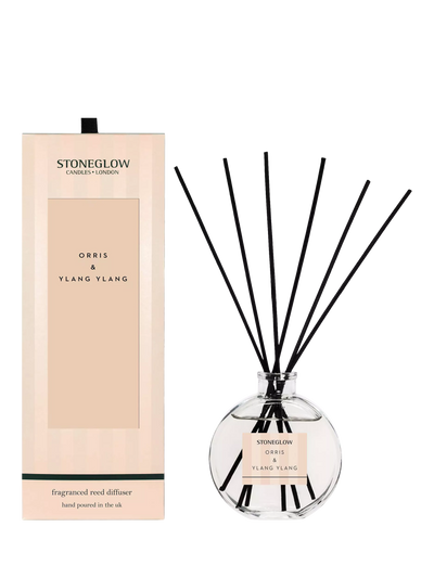 John Lewis Stoneglow Modern Classic Orris & Ylang Ylang Reed Diffuser 120ml- Buy online at McGrocer