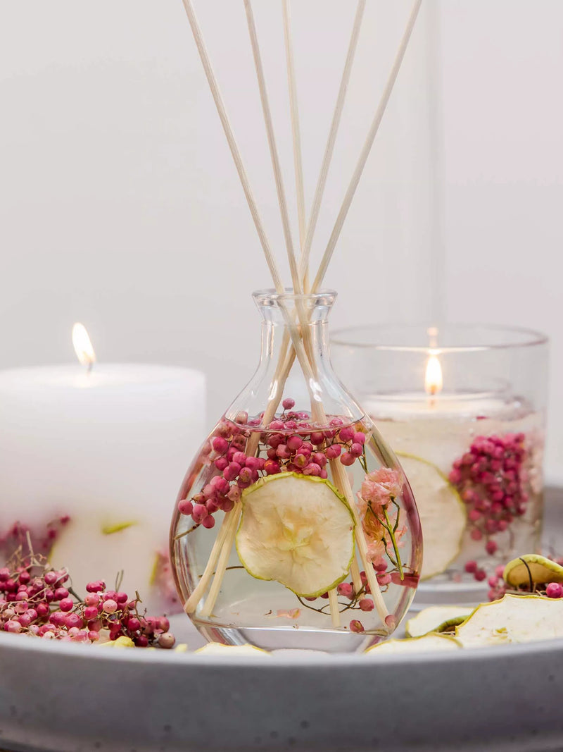 Stoneglow Apple Pear Blossom Reed Diffuser 180ml, imported from the UK