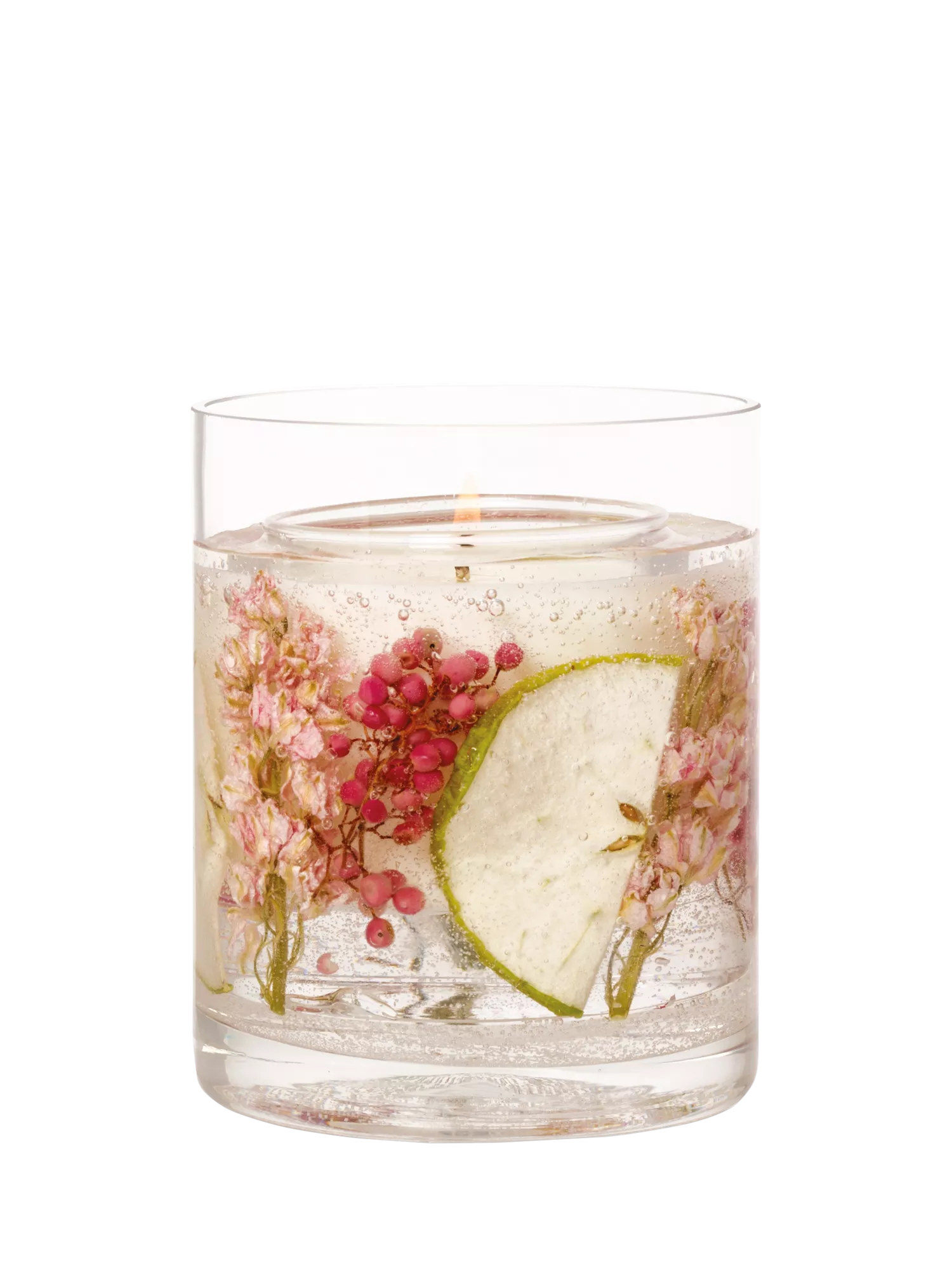 Stoneglow Apple & Pear Blossom scented gel candle 160g (British brand)