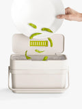 Joseph Joseph food waste caddy with adjustable air vent, 4L, UK version