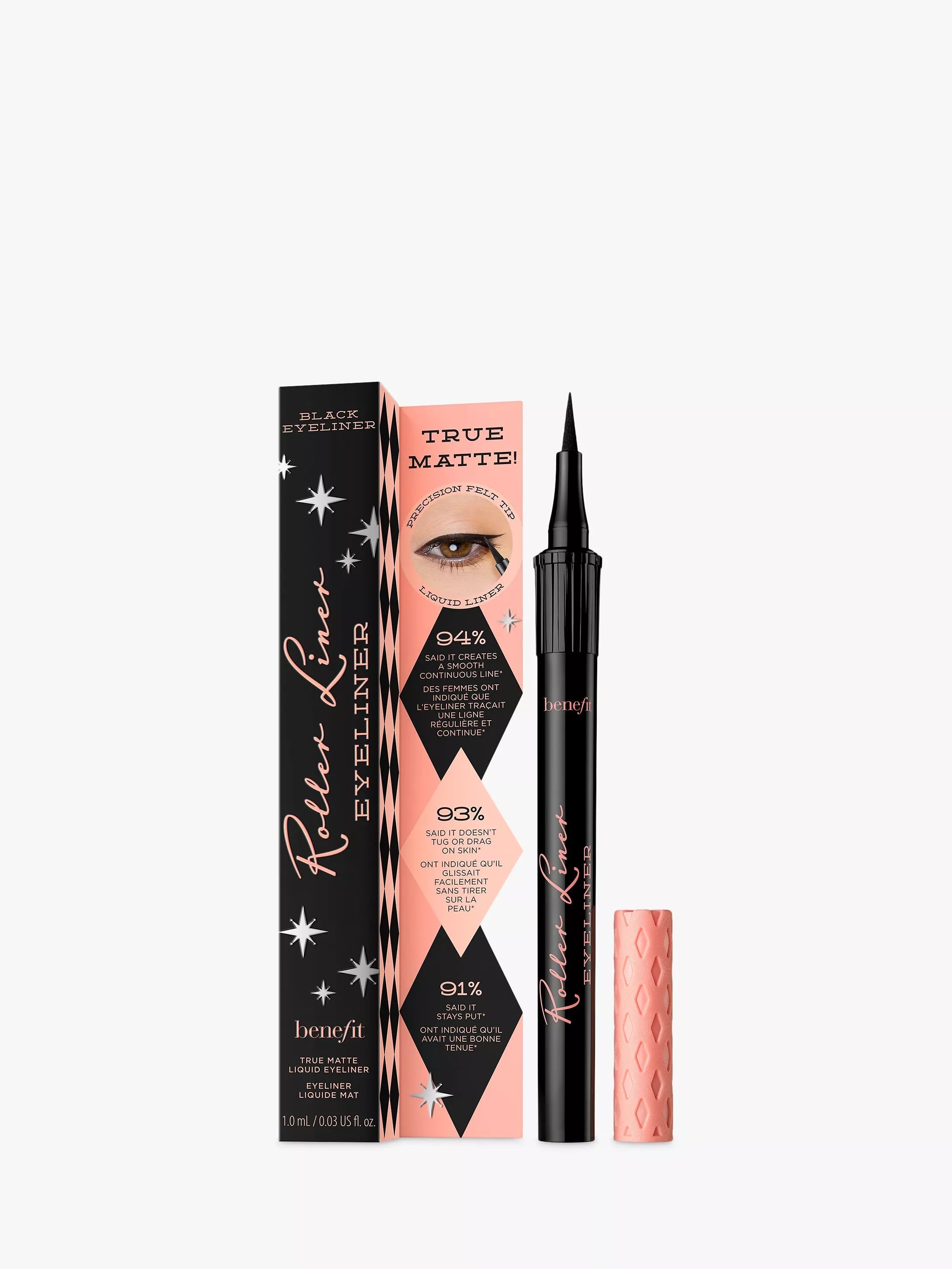 Benefit Roller Liner True Matte liquid eyeliner 1ml (British brand)