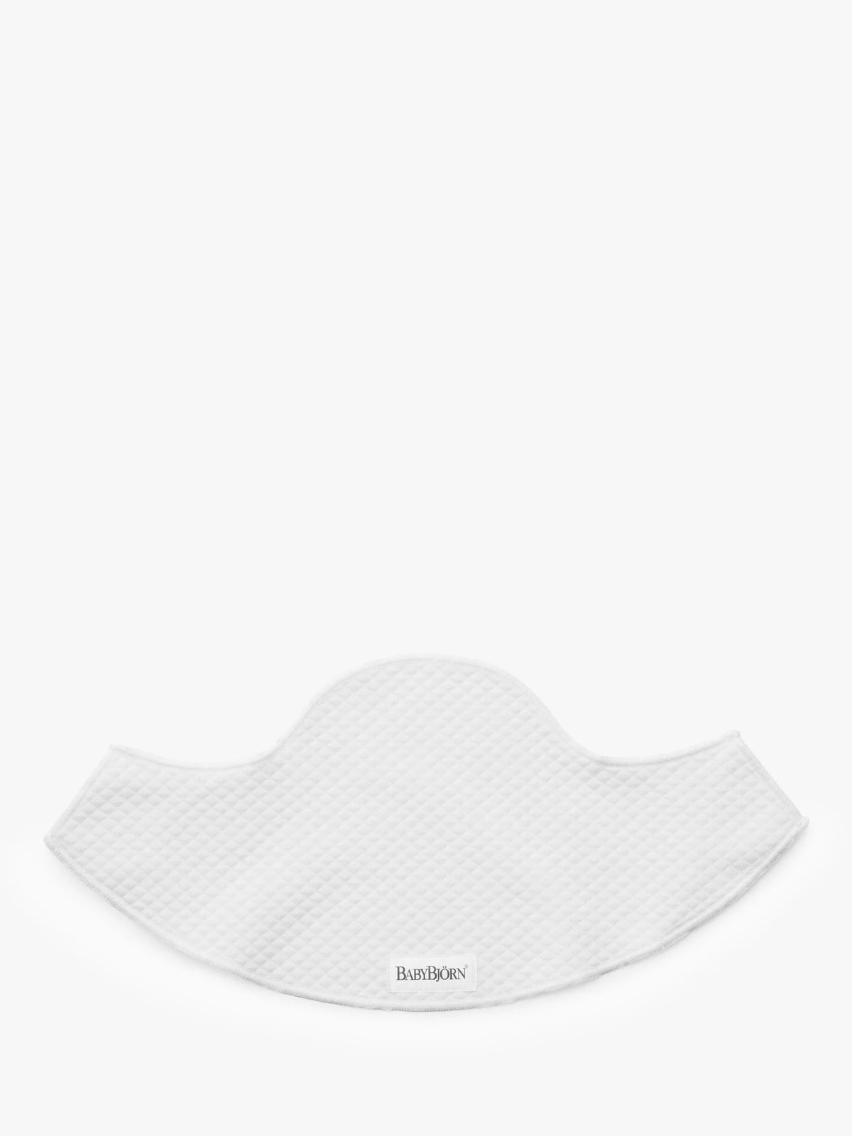 BabyBjörn Mini Teething Bibs for Baby Carriers, 2 Pack, White