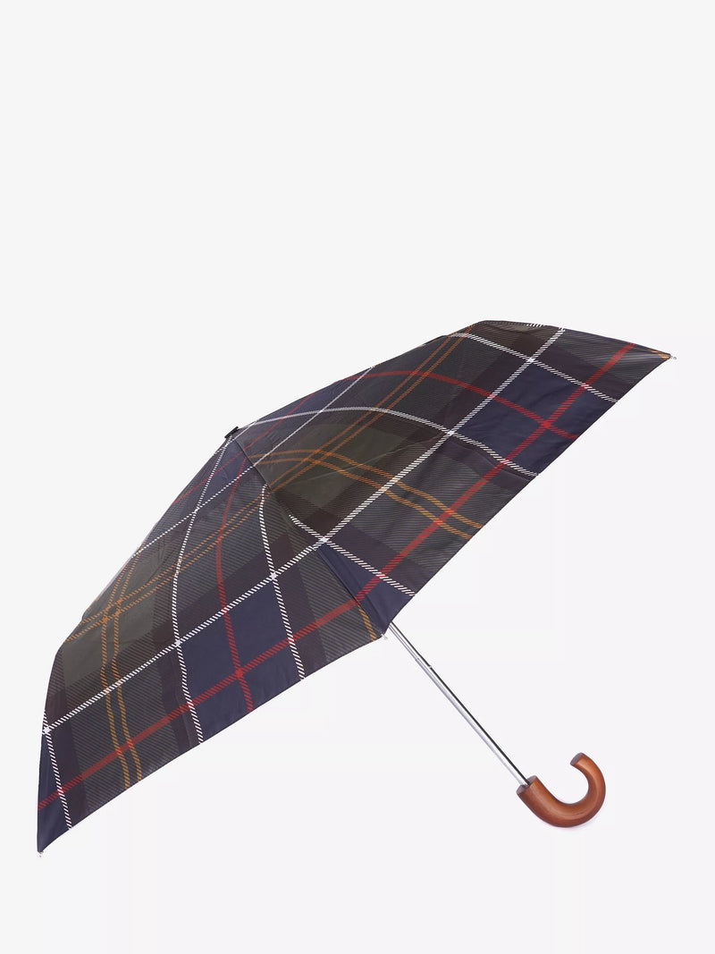 Barbour tartan telescopic umbrella, imported from the UK