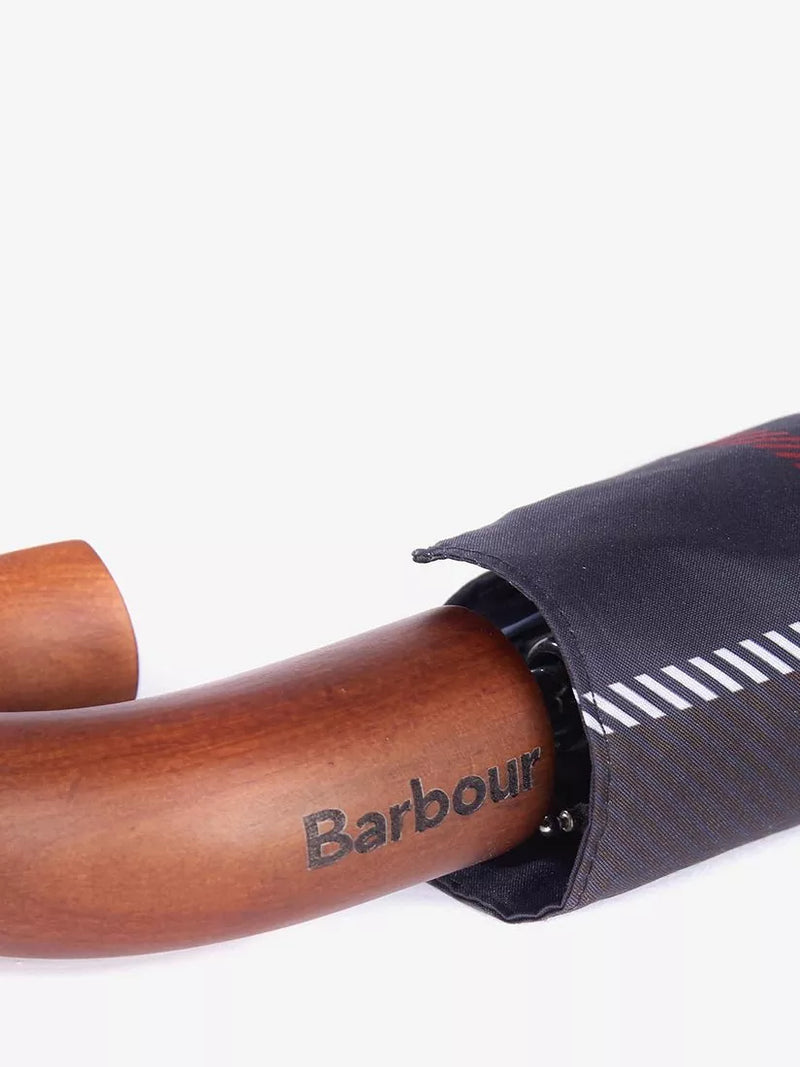 Barbour tartan telescopic umbrella, imported from the UK