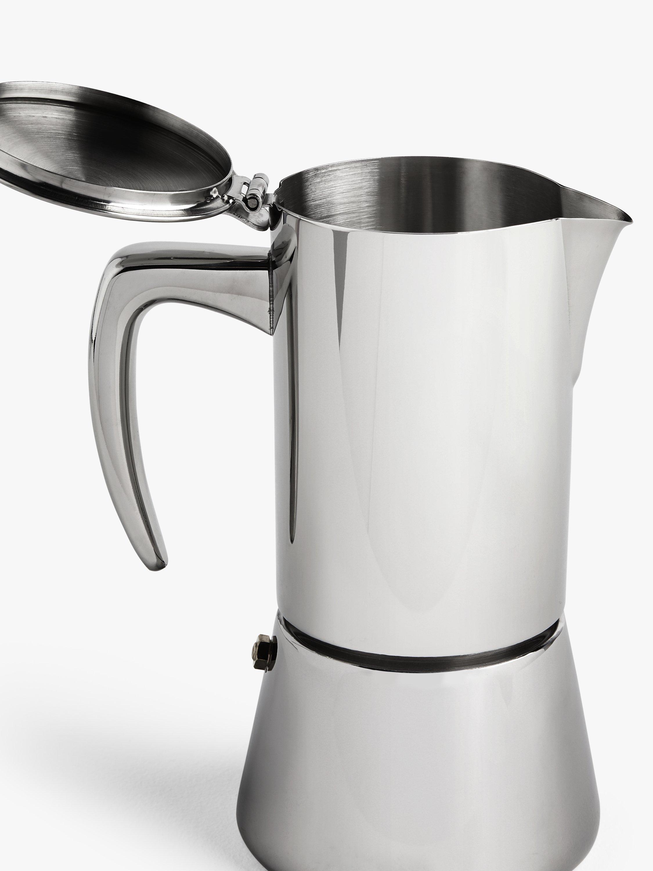 John Lewis stainless steel espresso maker 300ml, UK version
