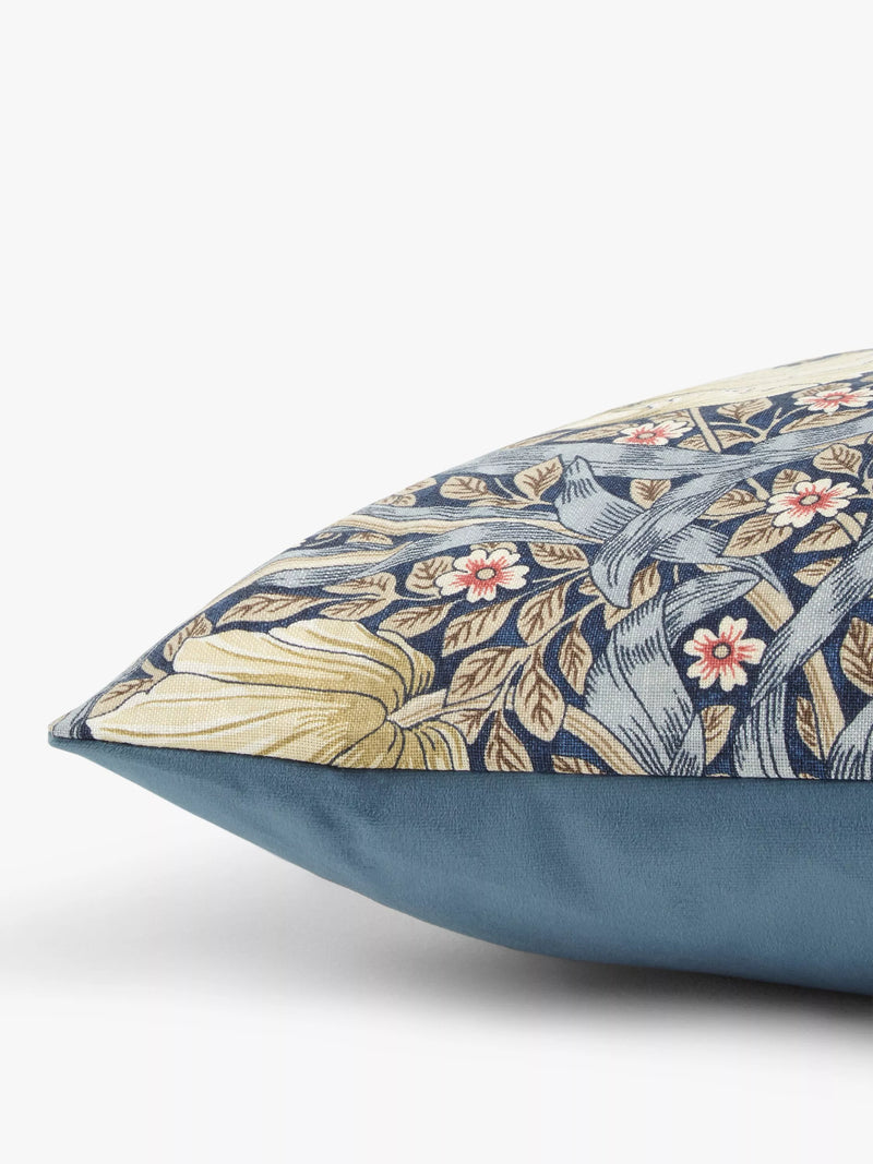 Morris & Co. cushion Indigo, imported from the UK