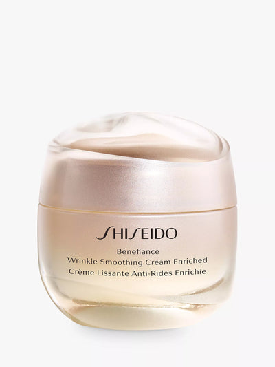 John Lewis Shiseido Benefiance Wrinkle Smoothing Cream Enriched Anti-Aging Face Cream 50ml- Buy online at McGrocer