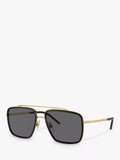 Dolce & Gabbana men's polarised square sunglasses 57mm (British brand)