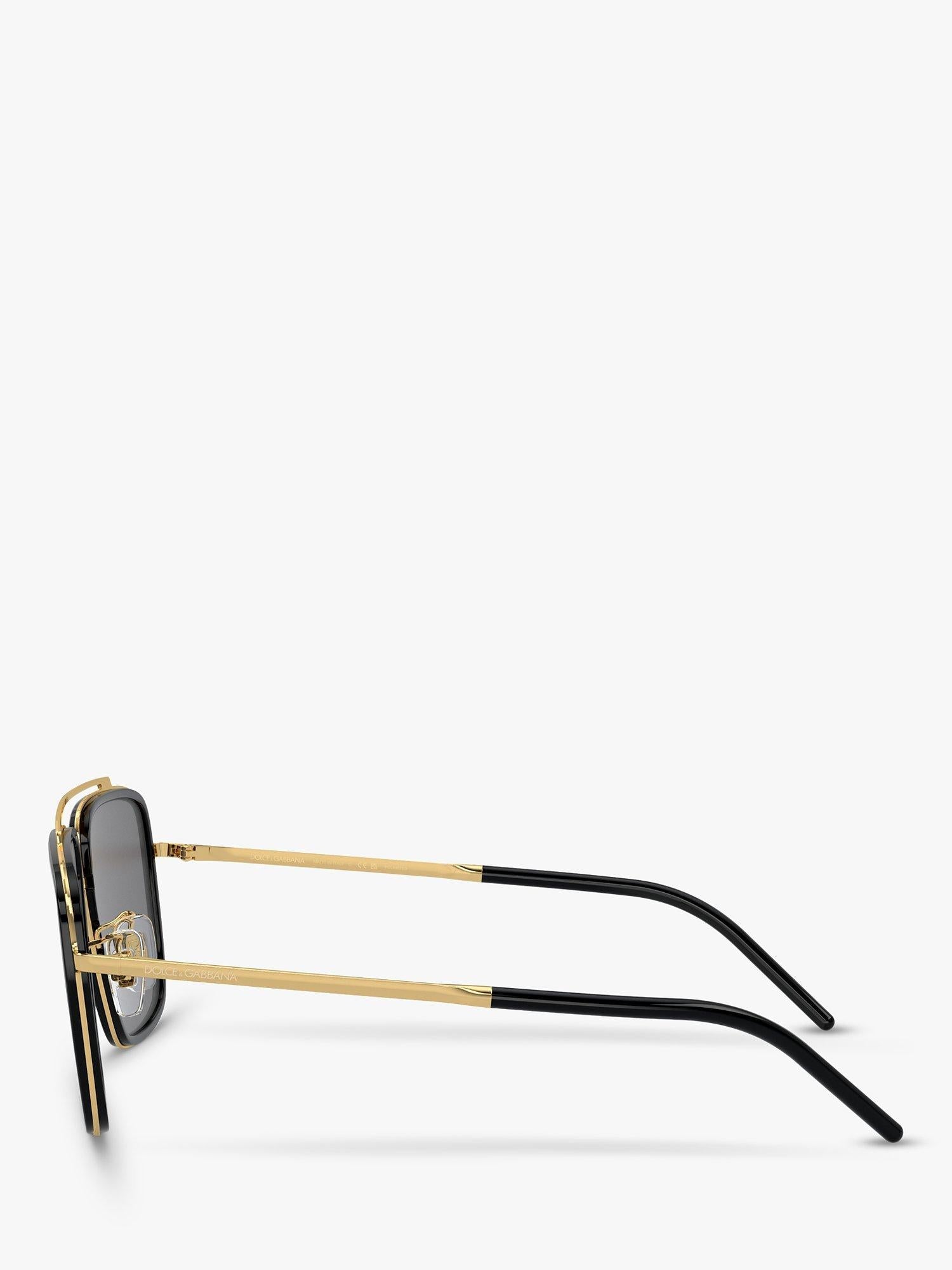 Dolce & Gabbana men's polarised square sunglasses 57mm (British brand)
