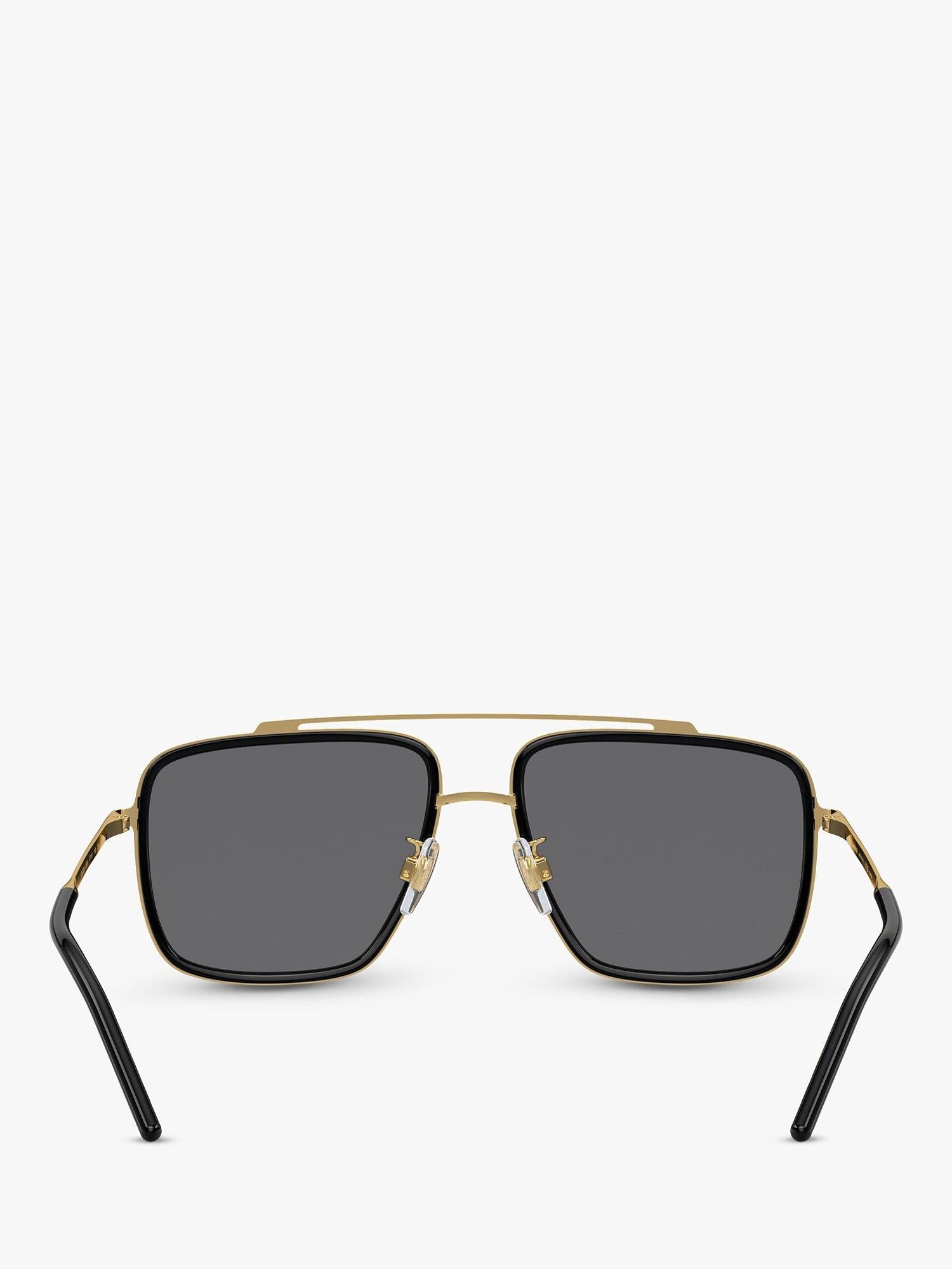Dolce & Gabbana men's polarised square sunglasses 57mm (British brand)