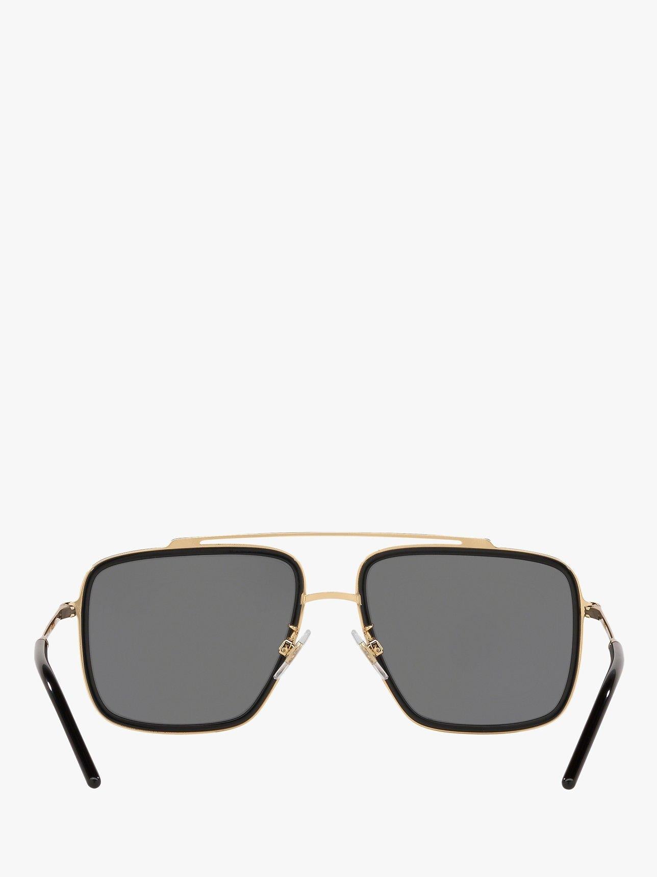 Dolce & Gabbana men's polarised square sunglasses 57mm (British brand)
