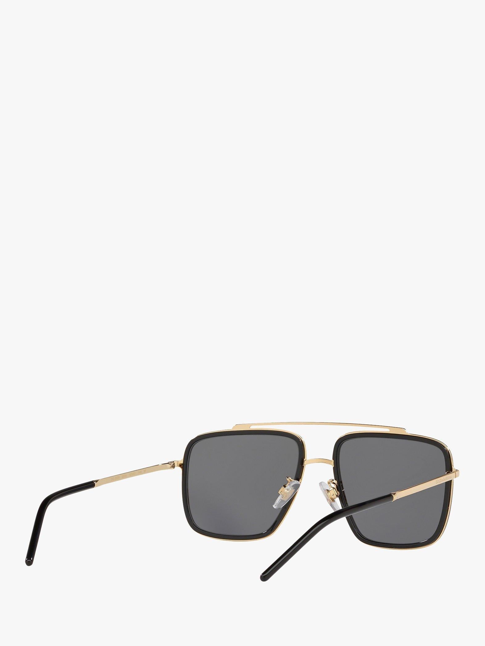 Dolce & Gabbana men's polarised square sunglasses 57mm (British brand)