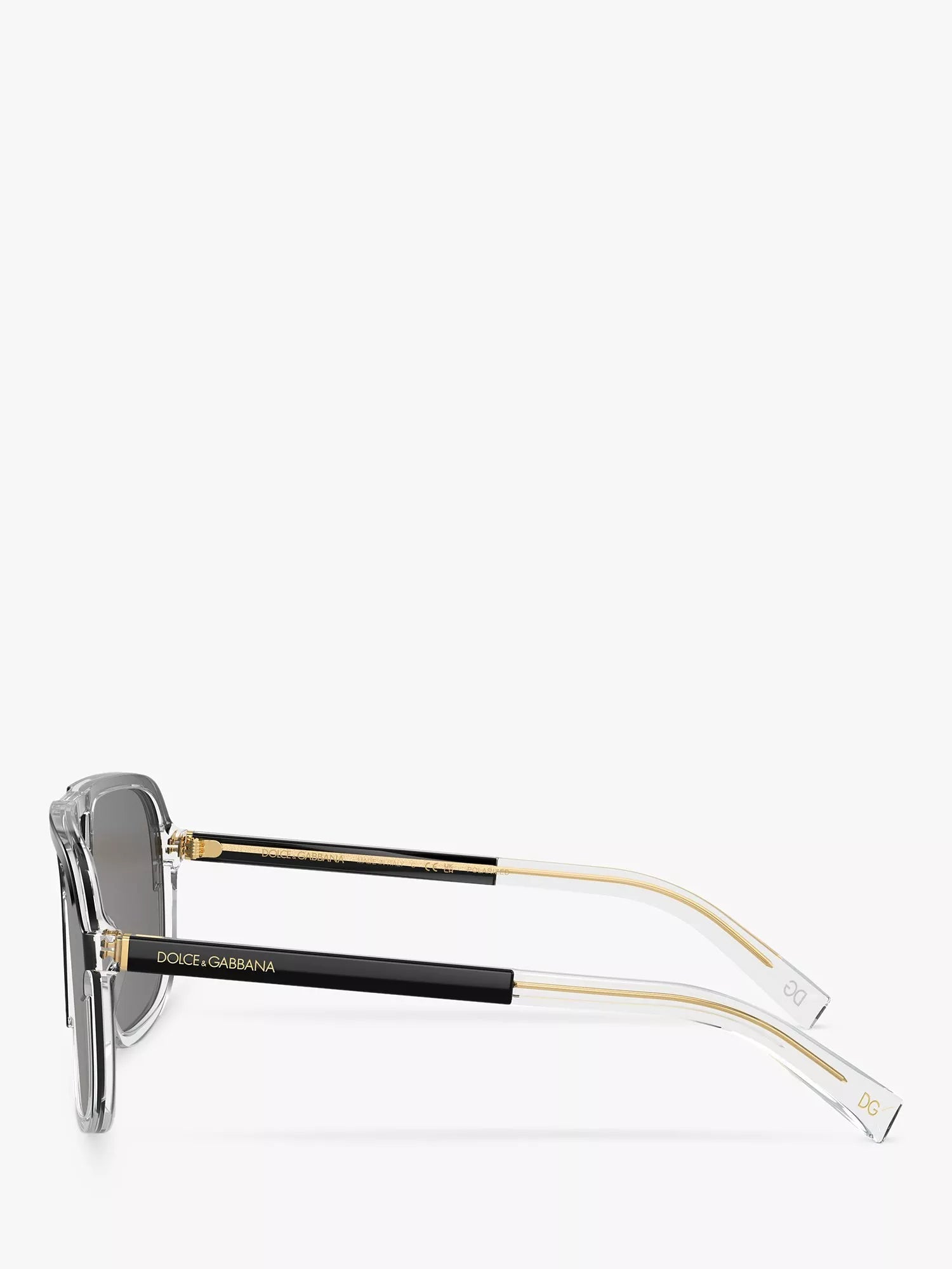 Dolce & Gabbana polarised square sunglasses 58mm, UK version