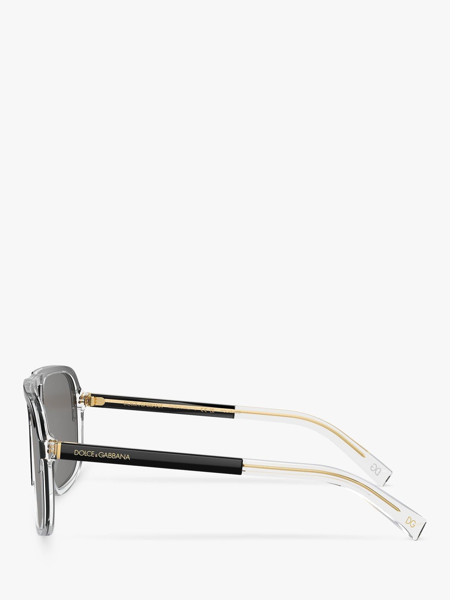 Dolce & Gabbana polarised square sunglasses 58mm, UK version