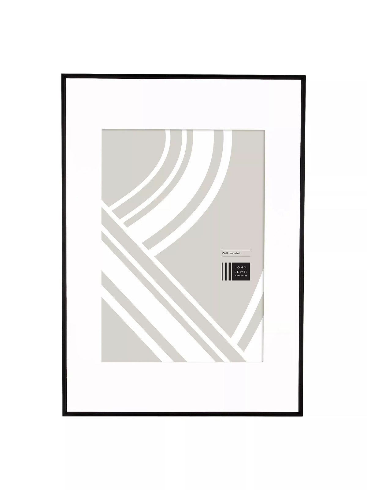 John Lewis aluminium/acrylic photo frame A1/A2 with mount, UK version