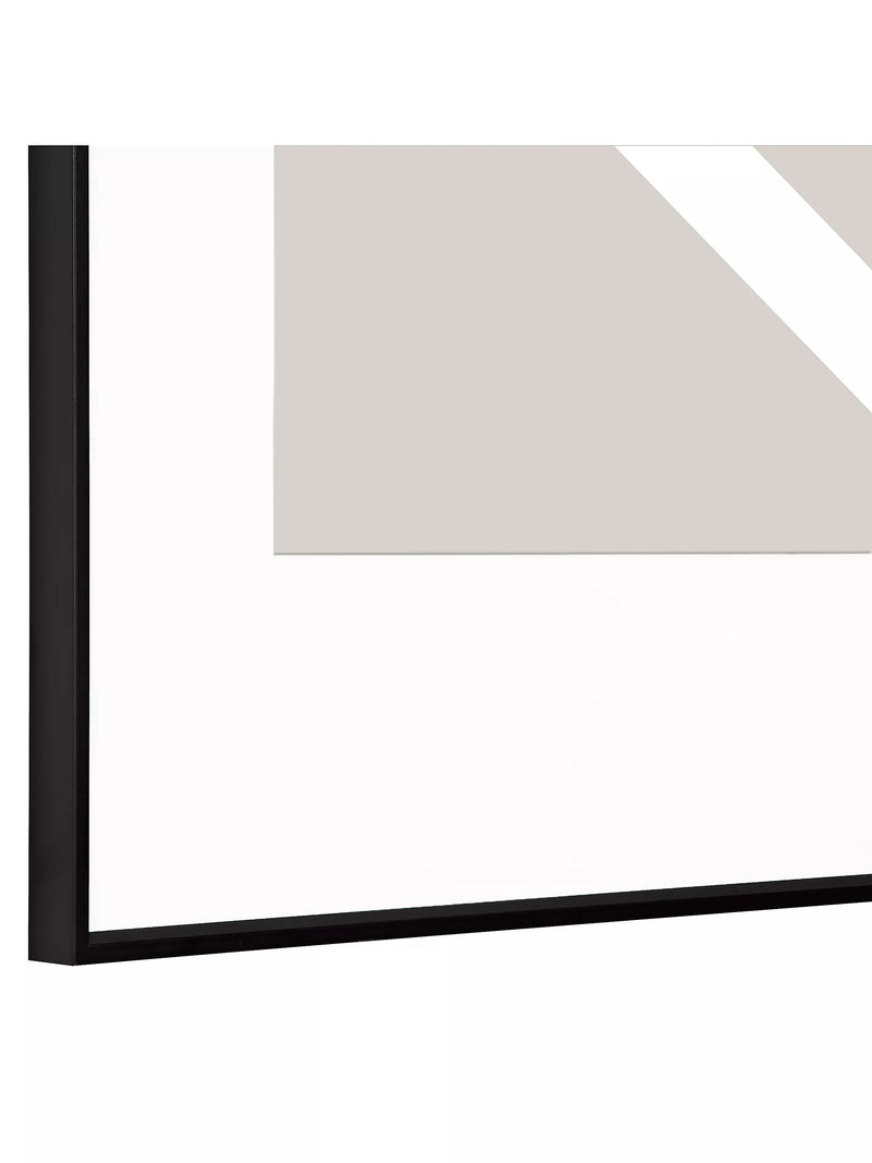 John Lewis aluminium/acrylic photo frame A1/A2 with mount, UK version