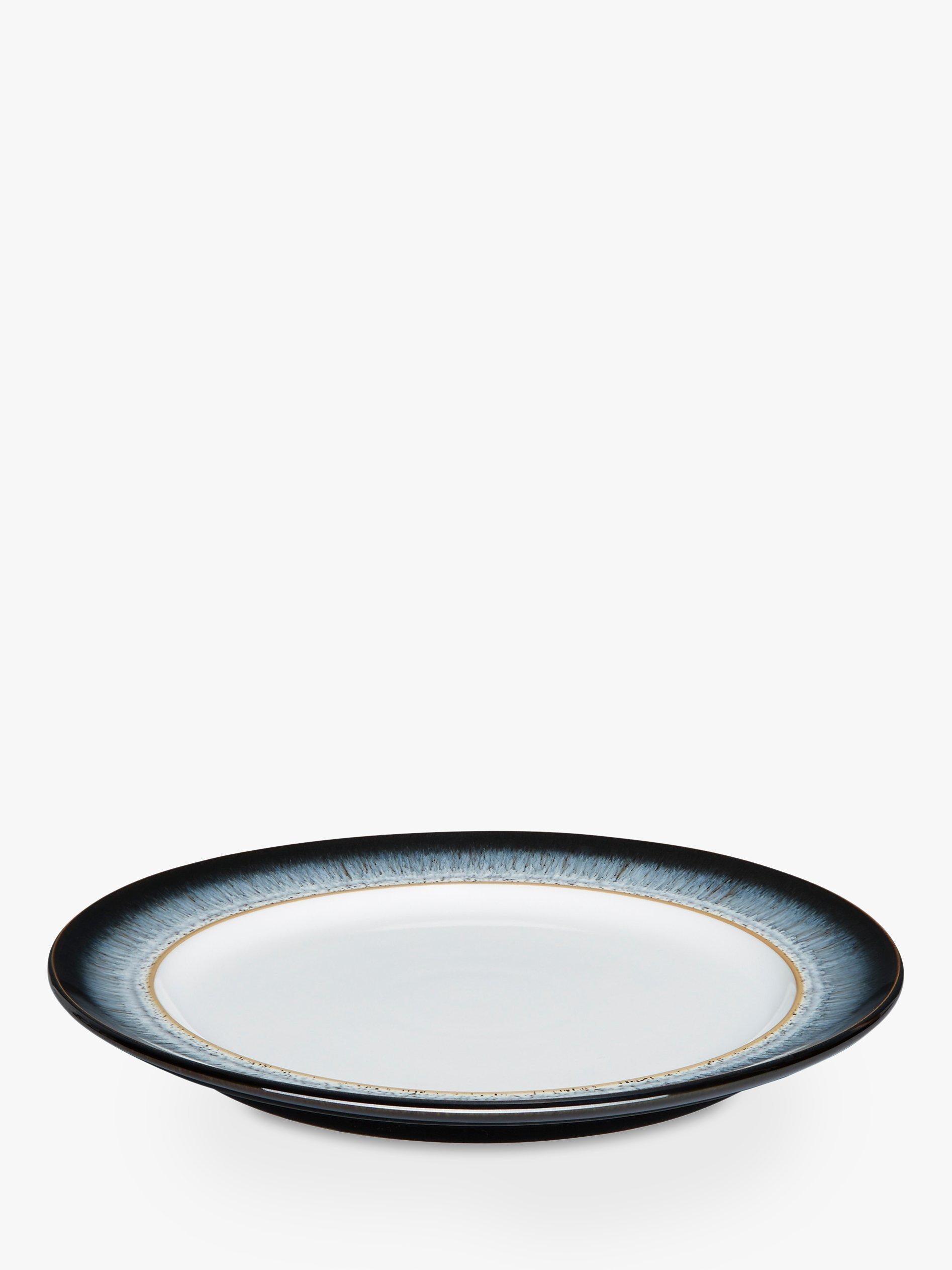Denby Halo dinner plate 28cm black/multi - British product