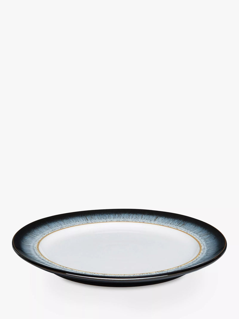 Denby Halo dinner plate 28cm black/multi - British product