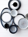 Denby Halo dinner plate 28cm black/multi - British product