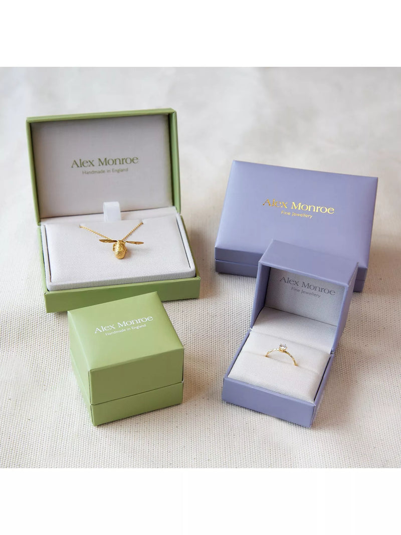 Alex Monroe starfish stud earrings gold - British product
