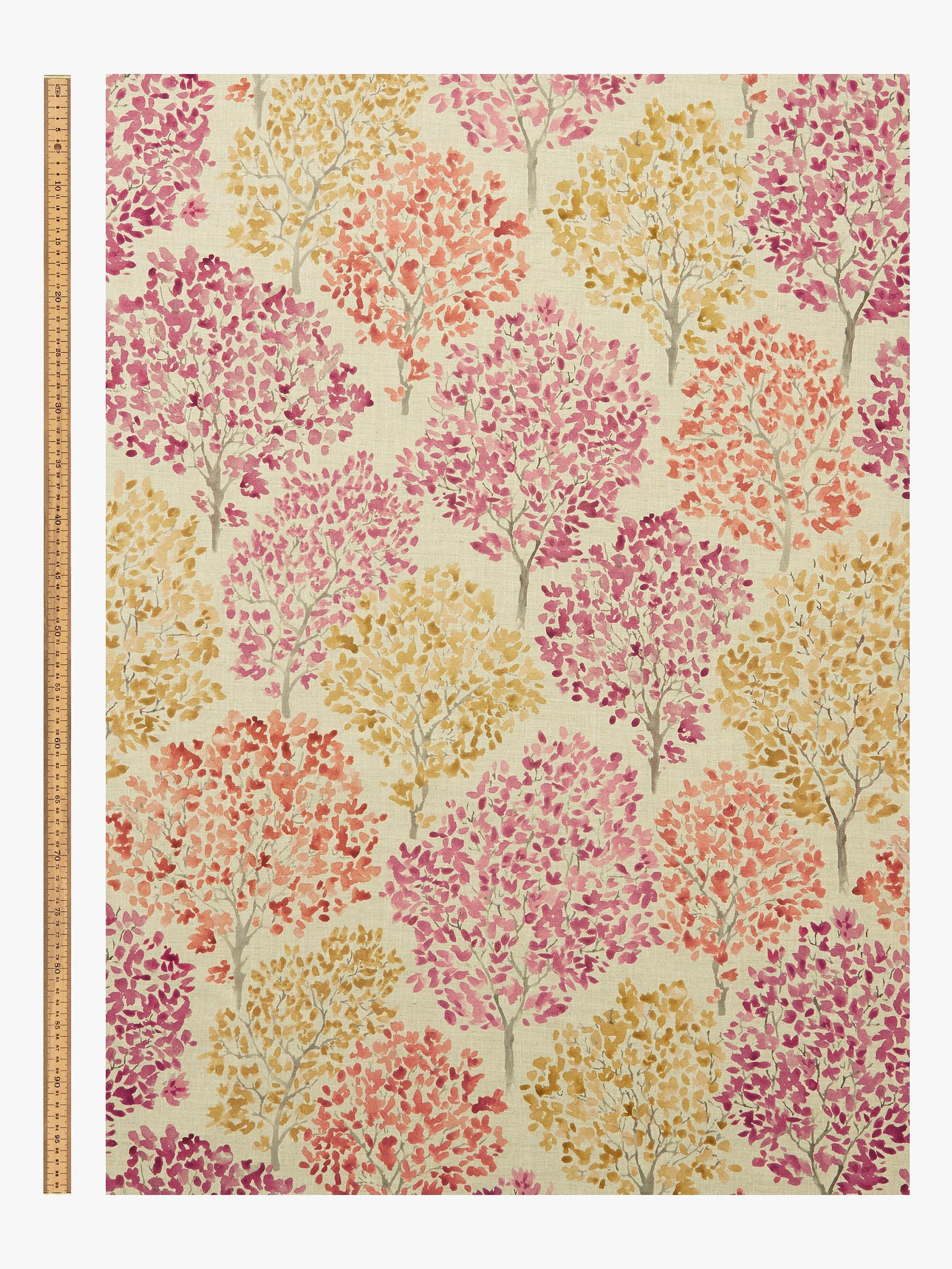 John Lewis Leckford Trees furnishing fabric autumn design 142cm (British brand)