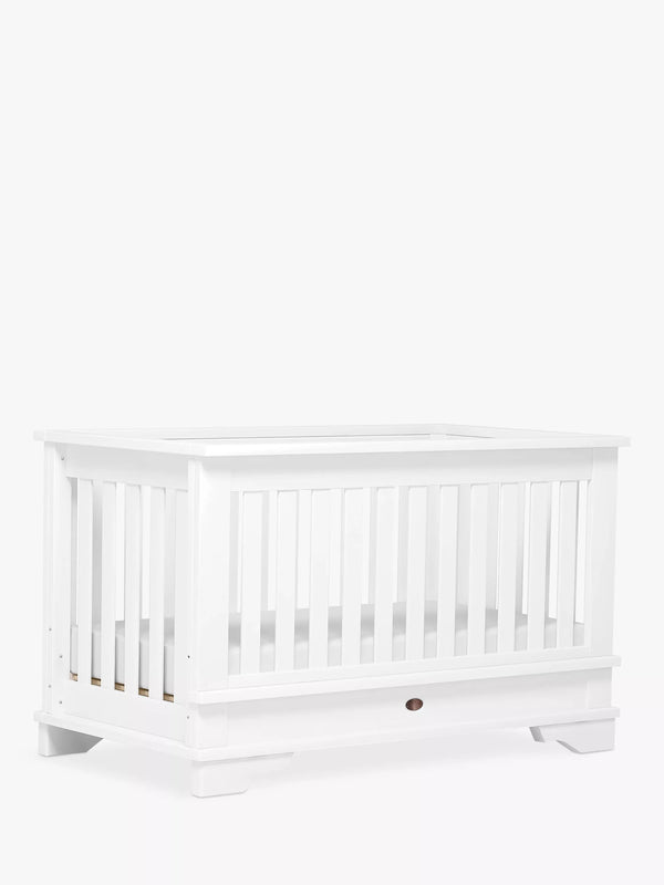 Convertible Plus Cot Bed in White, Transforms into Toddler and Double Bed