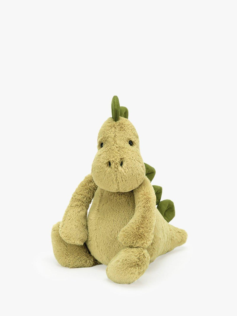 Medium Multi Dino Soft Toy with Soft Fur and Smiling Face