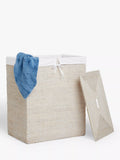 John Lewis white rattan double laundry basket - British product