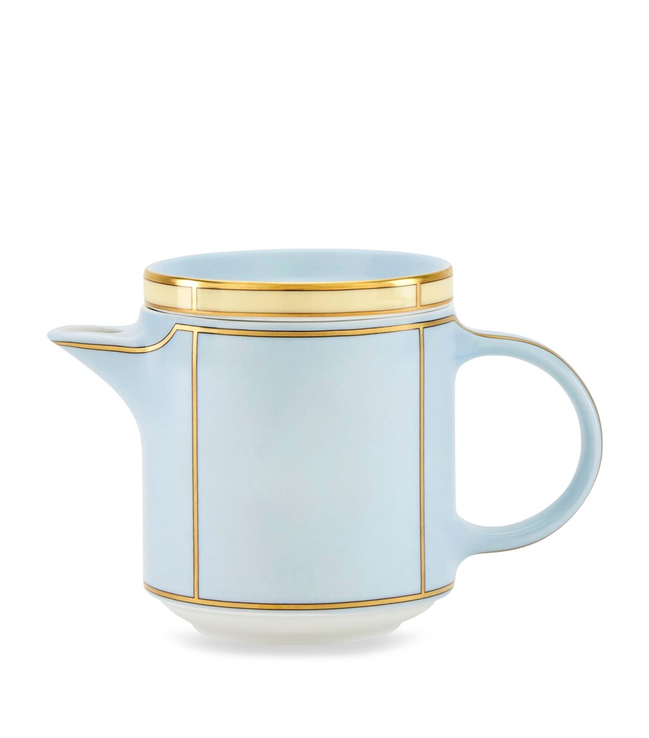 GINORI 1735 porcelain coffee pot Colonna Diva Celeste 500ml, UK version