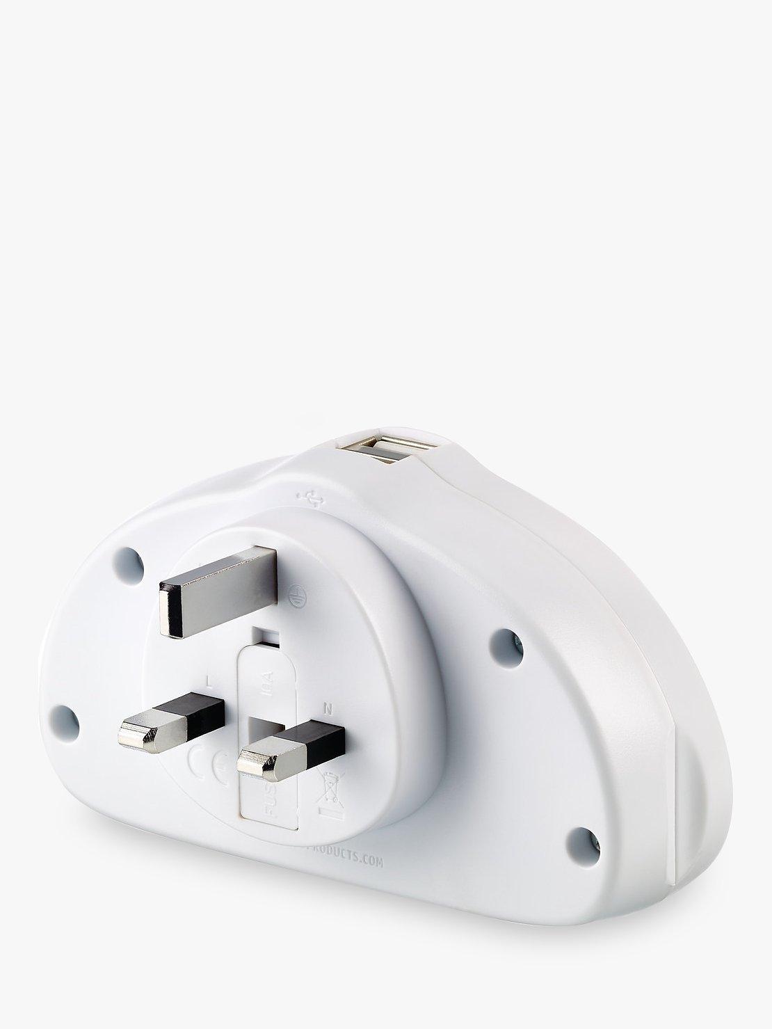 Go Travel Duo USB travel adaptor - British product